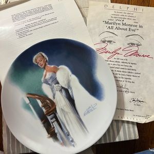 “All About Eve” plate